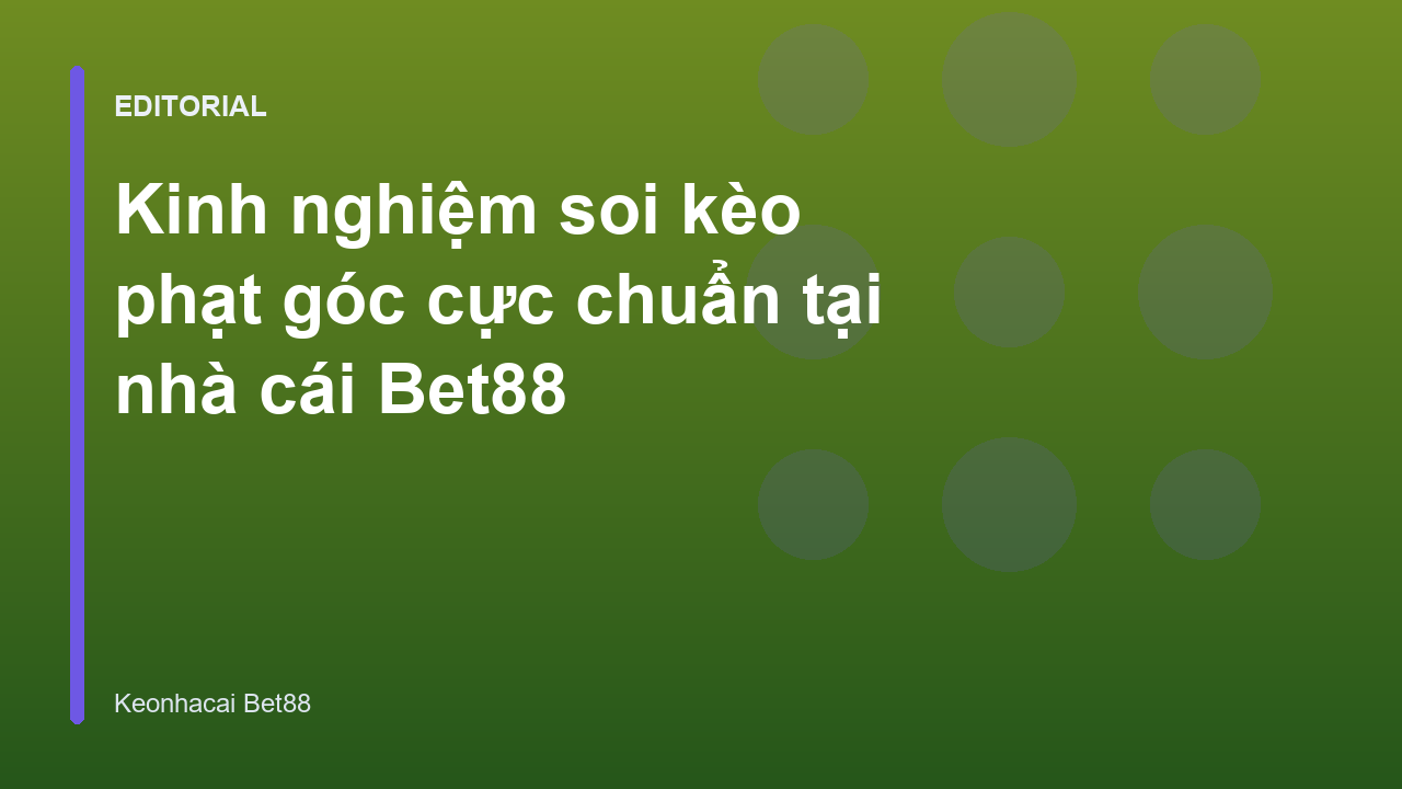 Người chơi đang phân tích kèo phạt góc trên giao diện Bet88